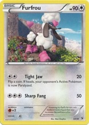 Furfrou (33) (33) 033  Kalos Starter Set