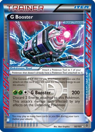 G Booster (Team Plasma) 092/101  - Holofoil Plasma Blast