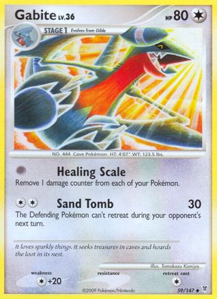 Gabite 059/147  - Reverse Holofoil Supreme Victors