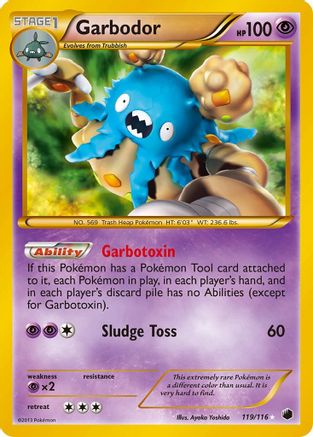Garbodor 119/116  - Holofoil Plasma Freeze