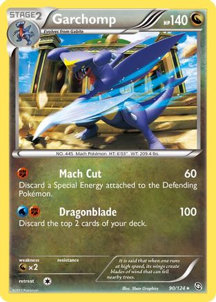 Garchomp 090/124  - Holofoil Dragons Exalted