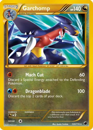 Garchomp 120/116  - Holofoil Plasma Freeze