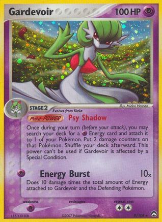 Gardevoir 009/108 - Reverse Holofoil Power Keepers