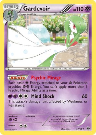 Gardevoir 057/99  - Holofoil Next Destinies