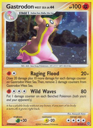 Gastrodon West Sea 009/132  - Reverse Holofoil Secret Wonders
