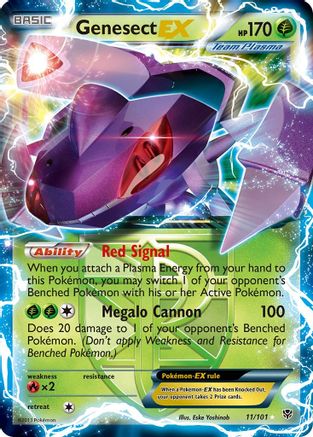 Genesect EX (Team Plasma) 011/101  - Holofoil Plasma Blast