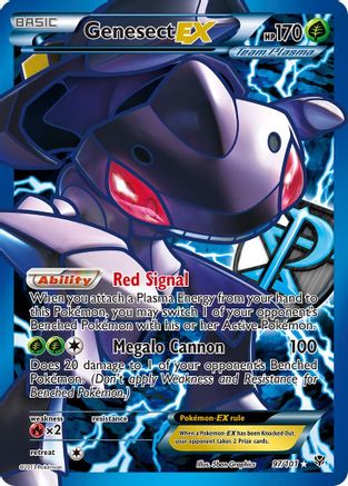Genesect EX (Team Plasma) (Full Art) 097/101  - Holofoil Plasma Blast