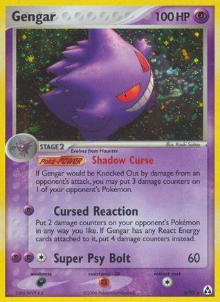 Gengar 005/92 - Reverse Holofoil Legend Maker