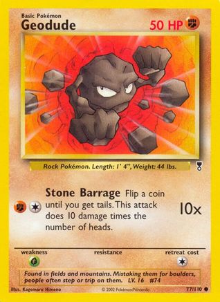 Geodude 077/110 - Reverse Holofoil Legendary Collection