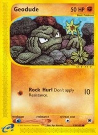 Geodude 110/165 - Reverse Holofoil Expedition