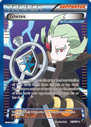 Ghetsis (Team Plasma) (Full Art) 115/116  - Holofoil Plasma Freeze