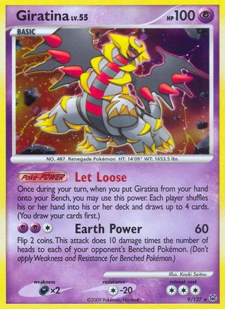 Giratina 009/127  - Holofoil Platinum