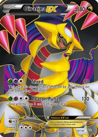 Giratina EX (Full Art) 124/124  - Holofoil Dragons Exalted
