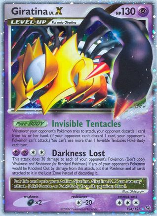 Giratina LV.X 124/127  - Holofoil Platinum