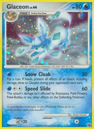 Glaceon 005/100  - Reverse Holofoil Majestic Dawn