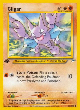 Gligar 067/105 - Unlimited Neo Destiny