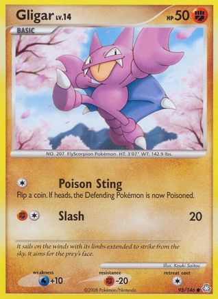 Gligar 095/146  - Reverse Holofoil Legends Awakened