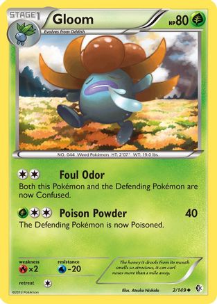 Gloom 002/149  - Reverse Holofoil Boundaries Crossed