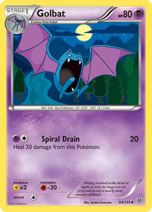 Golbat 054/135  - Reverse Holofoil Plasma Storm