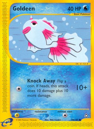 Goldeen 078/147 - Reverse Holofoil Aquapolis