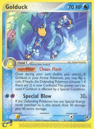 Golduck 017/100 - Reverse Holofoil Sandstorm
