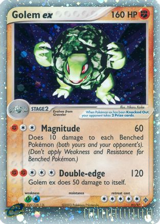 Golem ex 091/97 - Holofoil Dragon