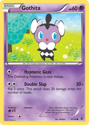 Gothita 043/98  - Reverse Holofoil Emerging Powers