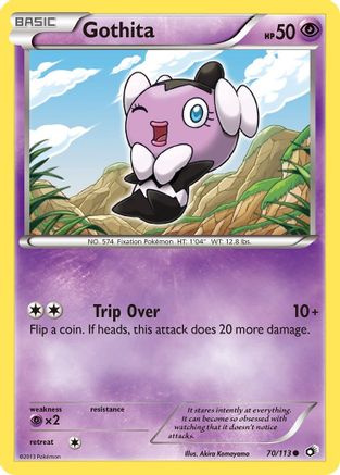 Gothita 070/113  - Reverse Holofoil Legendary Treasures