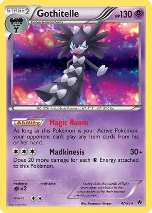 Gothitelle 047/98  - Holofoil Emerging Powers