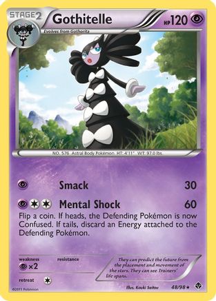 Gothitelle 048/98  - Reverse Holofoil Emerging Powers