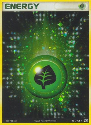 Grass Energy 101/106 - Holofoil Emerald