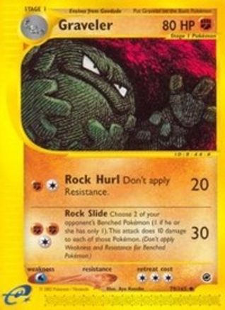 Graveler 079/165 - Reverse Holofoil Expedition