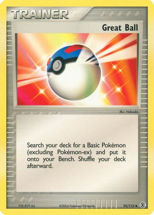 Great Ball 092/112 - Reverse Holofoil FireRed & LeafGreen