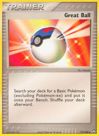 Great Ball 077/108 - Reverse Holofoil Power Keepers
