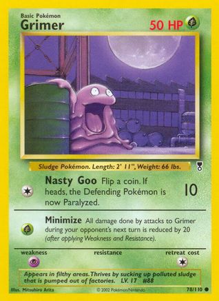 Grimer 078/110 - Reverse Holofoil Legendary Collection