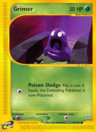 Grimer 079/147 - Reverse Holofoil Aquapolis