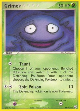 Grimer 056/109 - Reverse Holofoil Team Rocket Returns