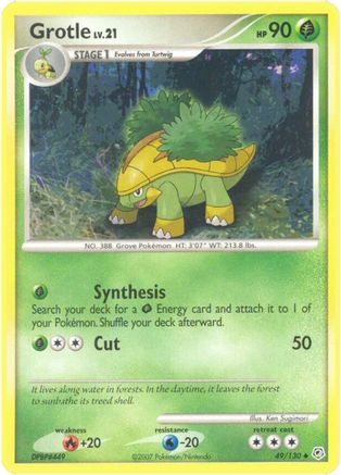 Grotle 049/130  - Reverse Holofoil Diamond and Pearl