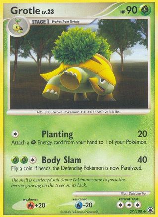 Grotle 037/100  - Reverse Holofoil Majestic Dawn