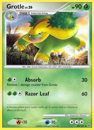 Grotle 049/127  - Reverse Holofoil Platinum