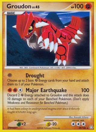 Groudon 029/146  - Reverse Holofoil Legends Awakened