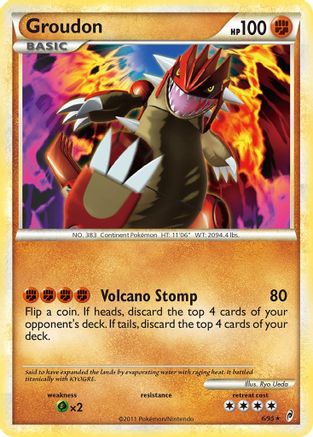 Groudon 006/95  - Holofoil Call of Legends
