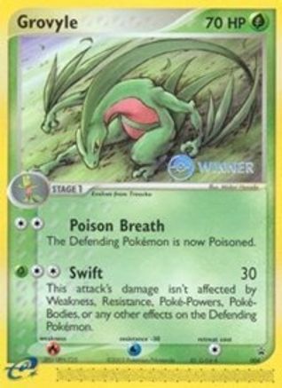 Grovyle (e-League) [Winner] 004/40  Nintendo Promos