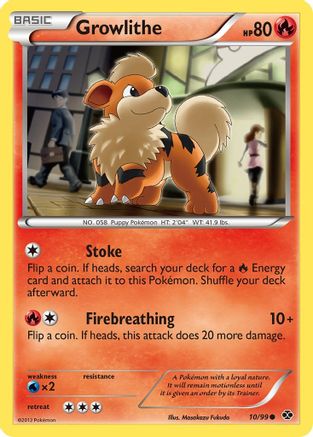 Growlithe 010/99  - Reverse Holofoil Next Destinies