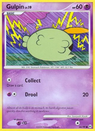Gulpin 066/99 - Reverse Holofoil Arceus