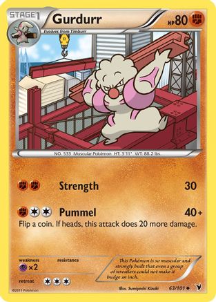 Gurdurr 063/101  - Reverse Holofoil Noble Victories
