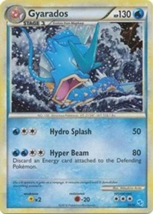 Gyarados (#30 Holo) (#30 Holo) 030  - Holofoil HGSS Trainer Kit Gyarados & Raichu