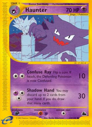 Haunter 063/144 - Reverse Holofoil Skyridge