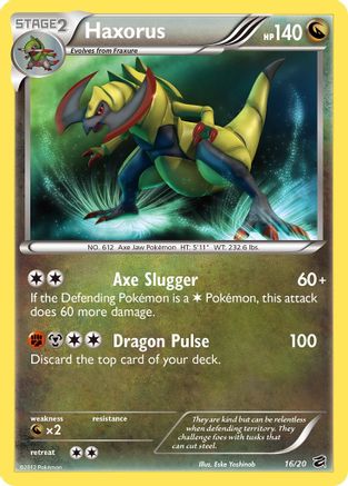 Haxorus 016/20  - Holofoil Dragon Vault