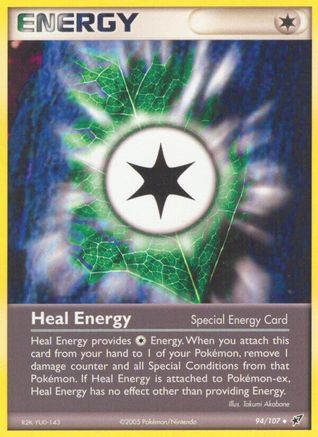 Heal Energy 094/107 - Reverse Holofoil Deoxys